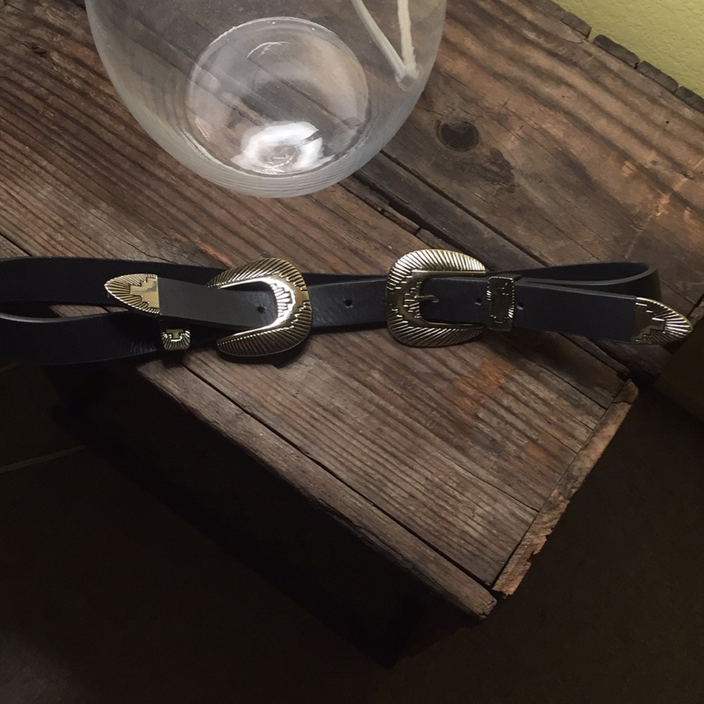 Black concho belt
